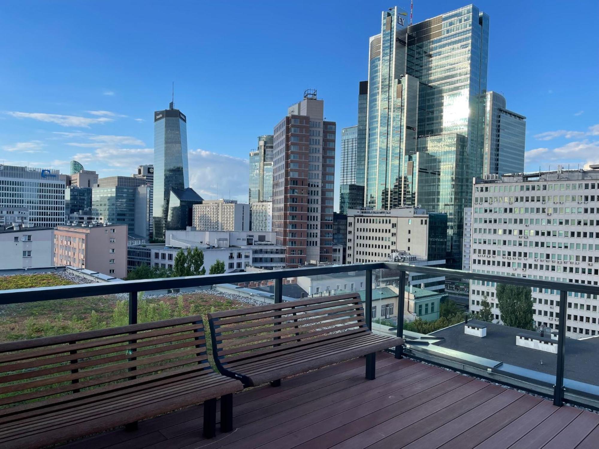 Sienna 65 - Taras Na Dachu Z Panorama 360 Na Warszawe -Roof Terrace With A Beautiful View - Prywatny Balkon - Private Balcony - Better Rental Warszawa Zewnętrze zdjęcie